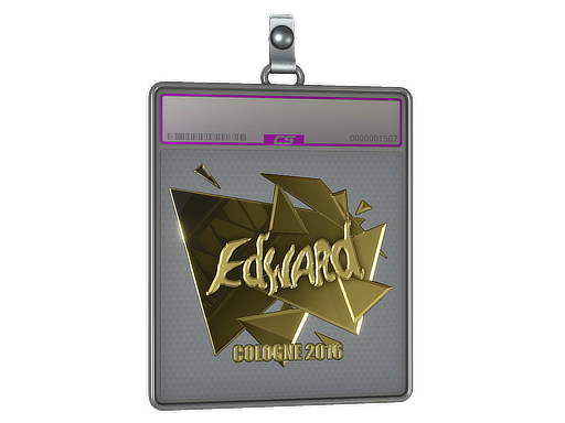 Sticker Slab | Edward (Gold) | Cologne 2016