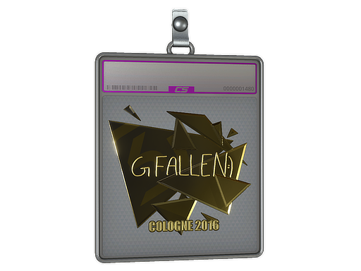 Sticker Slab | FalleN (Gold) | Cologne 2016