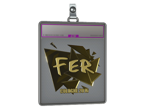 Sticker Slab | fer (Gold) | Cologne 2016