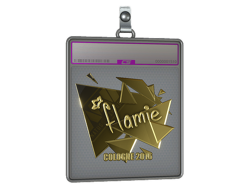 Sticker Slab | flamie (Gold) | Cologne 2016