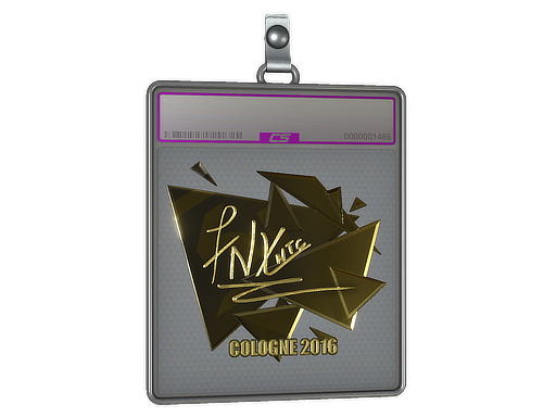 Sticker Slab | fnx (Gold) | Cologne 2016