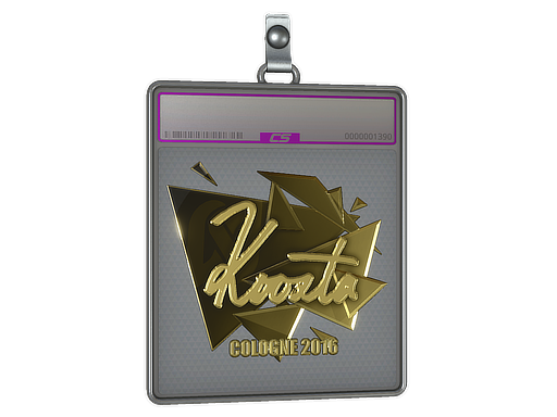 Sticker Slab | koosta (Gold) | Cologne 2016