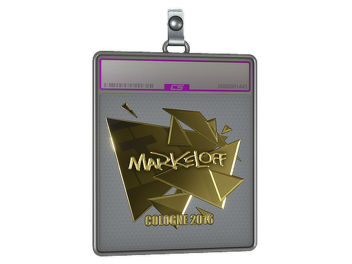 Sticker Slab | markeloff (Gold) | Cologne 2016
