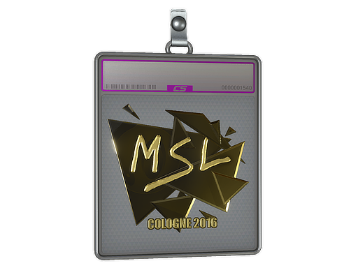 Sticker Slab | MSL (Gold) | Cologne 2016