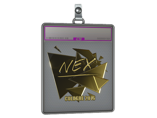 Sticker Slab | nex (Gold) | Cologne 2016