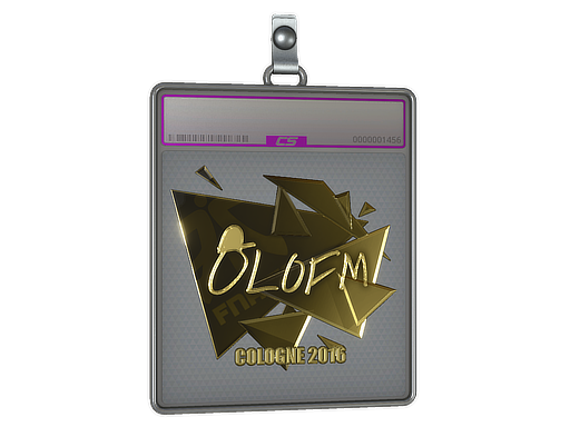 Sticker Slab | olofmeister (Gold) | Cologne 2016