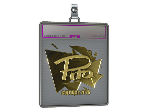Sticker Slab | pita (Gold) | Cologne 2016