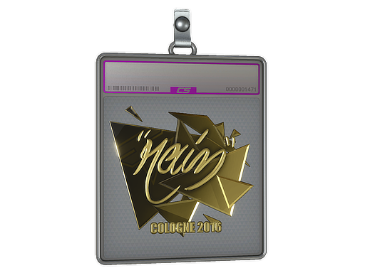 Sticker Slab | rain (Gold) | Cologne 2016