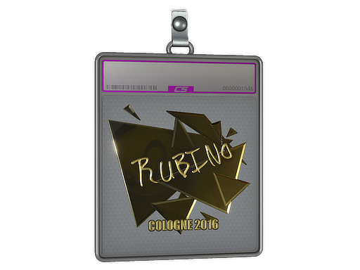 Sticker Slab | RUBINO (Gold) | Cologne 2016