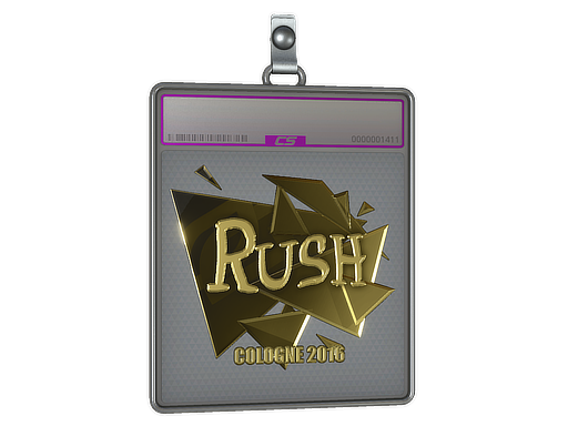 Sticker Slab | RUSH (Gold) | Cologne 2016