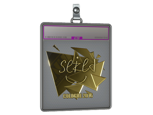 Sticker Slab | seized (Gold) | Cologne 2016