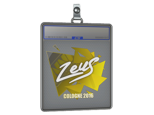 Sticker Slab | Zeus | Cologne 2016