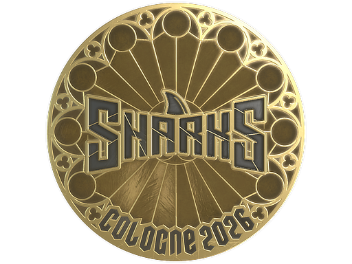 Sticker | Sharks Esports (Gold) | Cologne 2026
