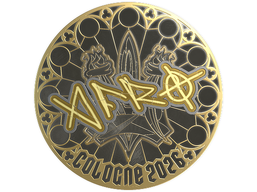 Sticker | afro (Gold) | Cologne 2026