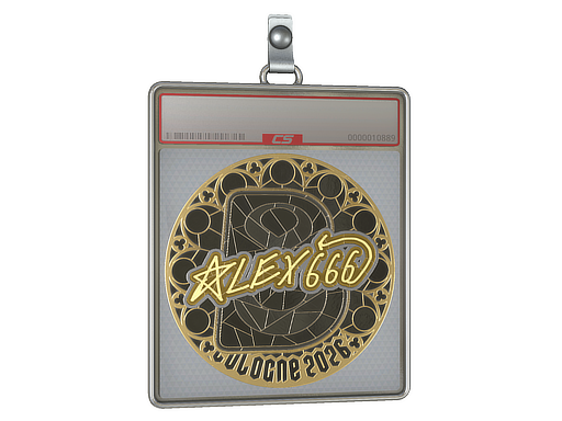 Sticker Slab | alex666 (Gold) | Cologne 2026