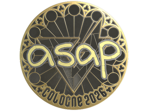 Sticker | asap (Gold) | Cologne 2026