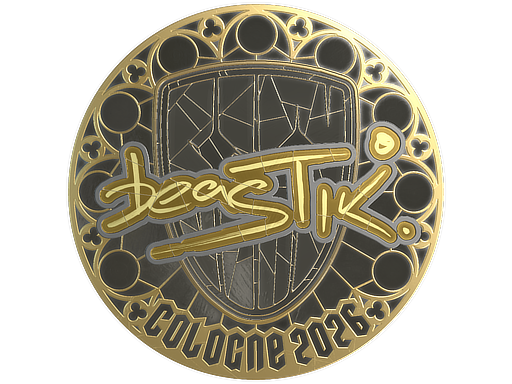 Sticker | beastik (Gold) | Cologne 2026