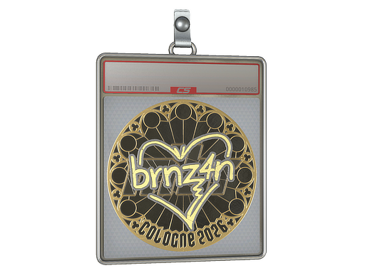 Sticker Slab | brnz4n (Gold) | Cologne 2026