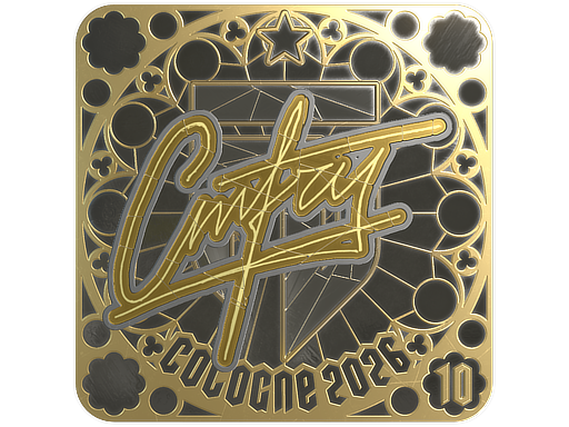 Sticker | cmtry (Gold, Ranked) | Cologne 2026