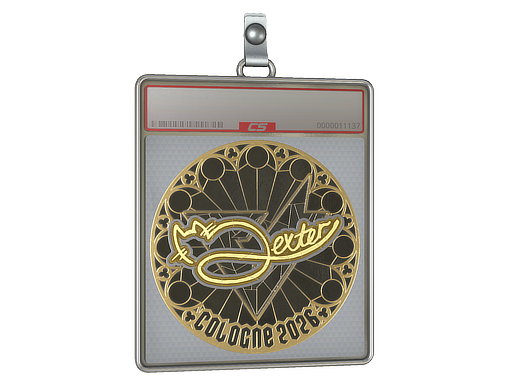 Sticker Slab | dexter (Gold) | Cologne 2026