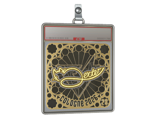 Sticker Slab | dexter (Gold, Ranked) | Cologne 2026