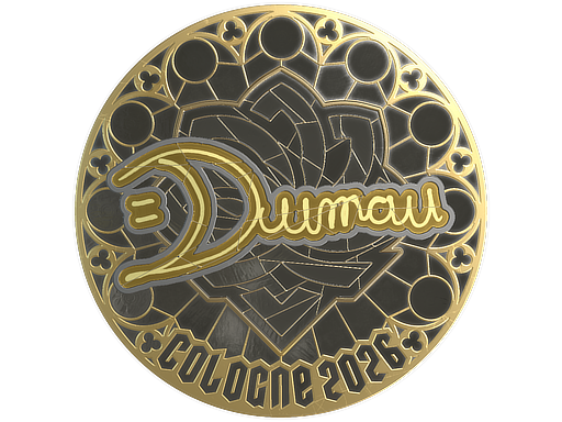 Sticker | dumau (Gold) | Cologne 2026
