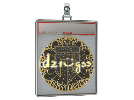 Sticker Slab | dziugss (Gold) | Cologne 2026