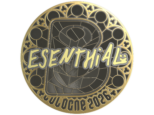 Sticker | esenthial (Gold) | Cologne 2026