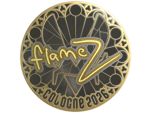 Sticker | FlameZ (Gold) | Cologne 2026