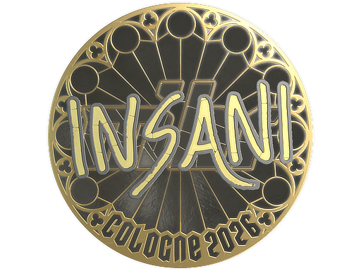 Sticker | insani (Gold) | Cologne 2026