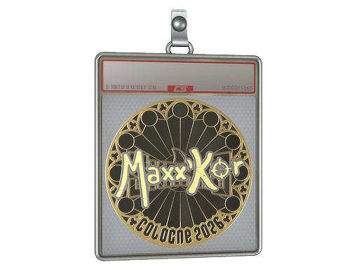 Sticker Slab | maxxkor (Gold) | Cologne 2026