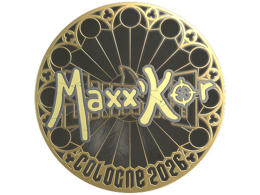 Sticker | maxxkor (Gold) | Cologne 2026
