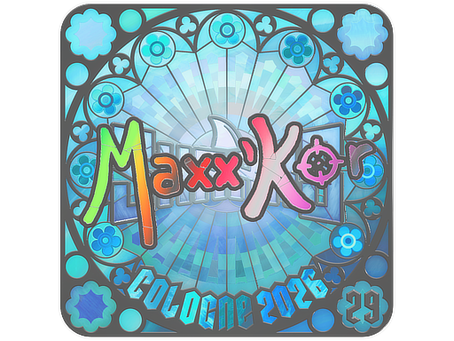 Sticker | maxxkor (Holo, Ranked) | Cologne 2026