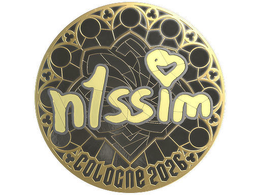 Sticker | n1ssim (Gold) | Cologne 2026