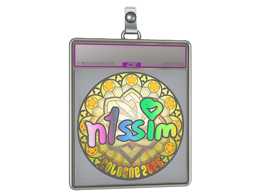 Sticker Slab | n1ssim (Holo) | Cologne 2026