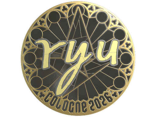 Sticker | ryu (Gold) | Cologne 2026