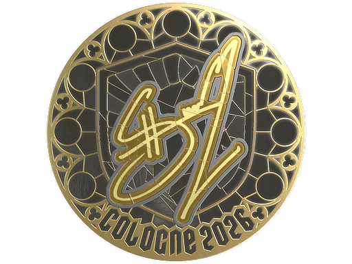 Sticker | siuhy (Gold) | Cologne 2026