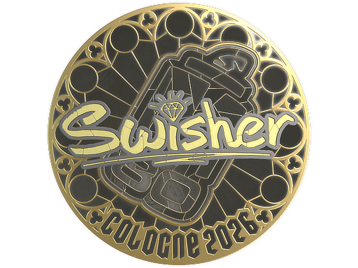 Sticker | Swisher (Gold) | Cologne 2026