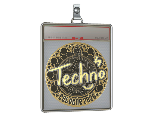 Sticker Slab | Techno4K (Gold) | Cologne 2026