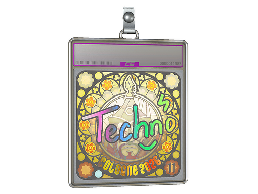 Sticker Slab | Techno4K (Holo, Ranked) | Cologne 2026