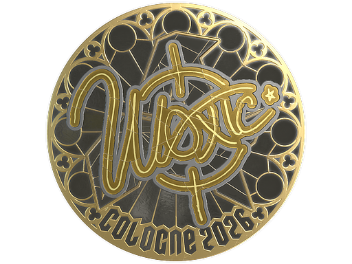 Sticker | woxic (Gold) | Cologne 2026