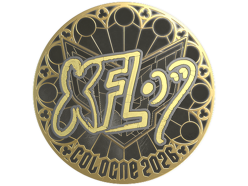 Sticker | xfl0ud (Gold) | Cologne 2026