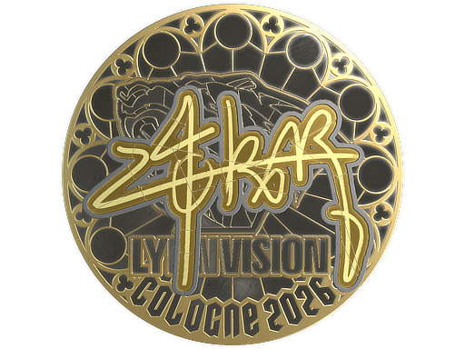 Sticker | z4KR (Gold) | Cologne 2026