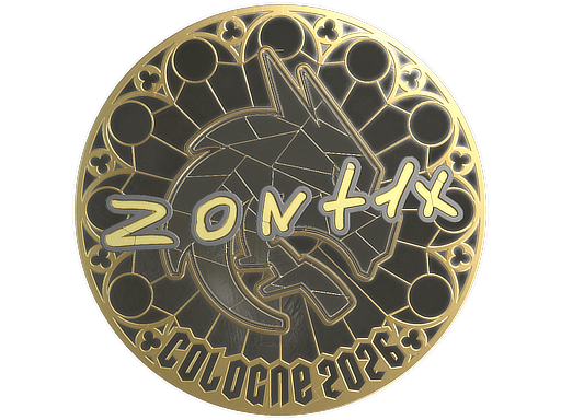 Sticker | zont1x (Gold) | Cologne 2026