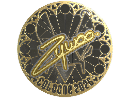 Sticker | ZywOo (Gold) | Cologne 2026