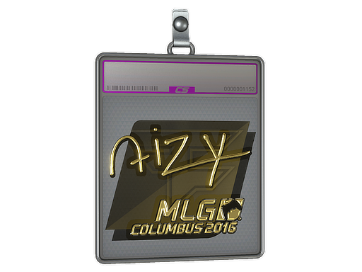 Sticker Slab | aizy (Gold) | MLG Columbus 2016
