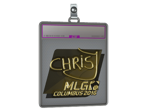 Sticker Slab | chrisJ (Gold) | MLG Columbus 2016