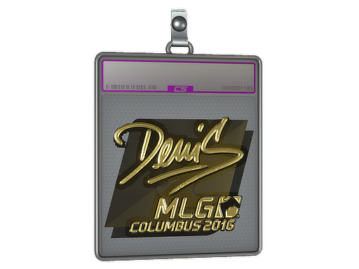 Sticker Slab | denis (Gold) | MLG Columbus 2016