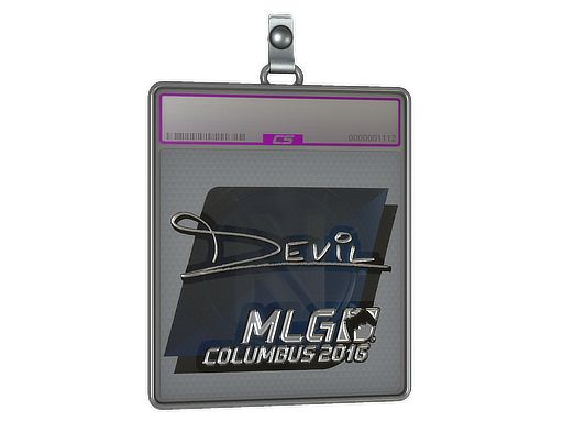 Sticker Slab | DEVIL (Foil) | MLG Columbus 2016