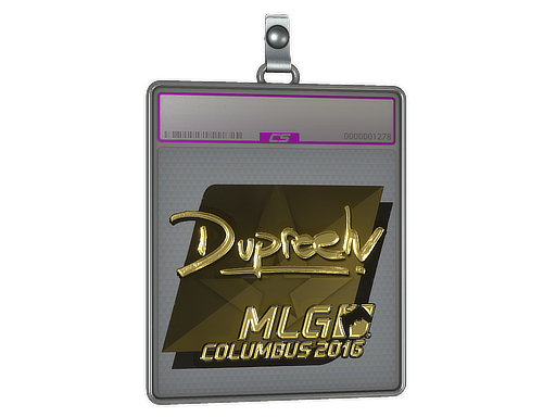 Sticker Slab | dupreeh (Gold) | MLG Columbus 2016